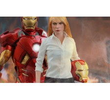 Iron Man 3 Movie Masterpiece Action Figure 2-Pack 1/6 Mark IX and Pepper Potts 30 cm